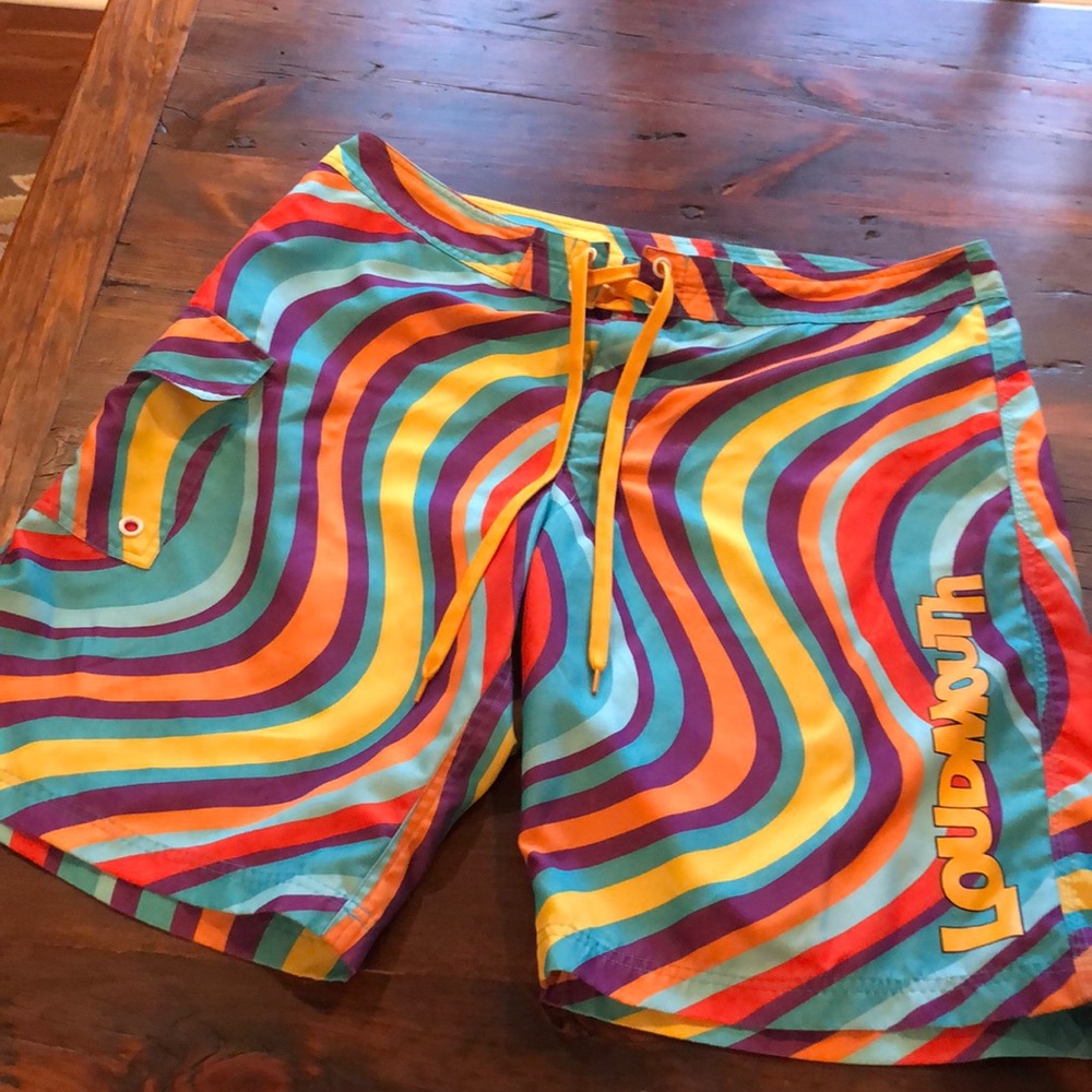Loudmouth Shaggadelic swim trunks